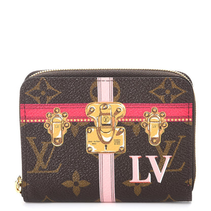 Louis Vuitton Monogram Summer Trunks Zippy Coin Purse 1 of 8