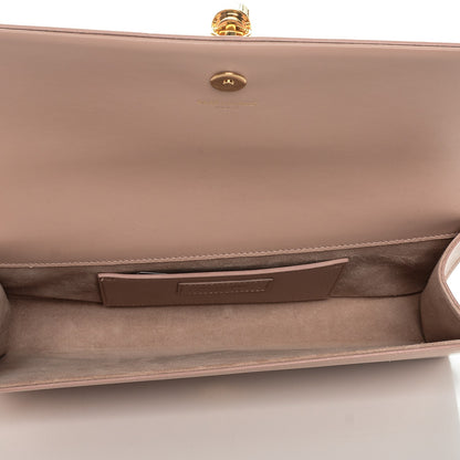 Saint Laurent Calfskin Classic Monogram Tassel Clutch Nude 5 of 6