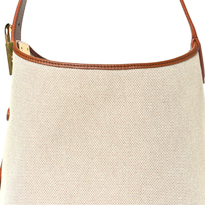 Louis Vuitton Canvas Calfskin Low Key Hobo PM Ecru Cognac 8 of 10