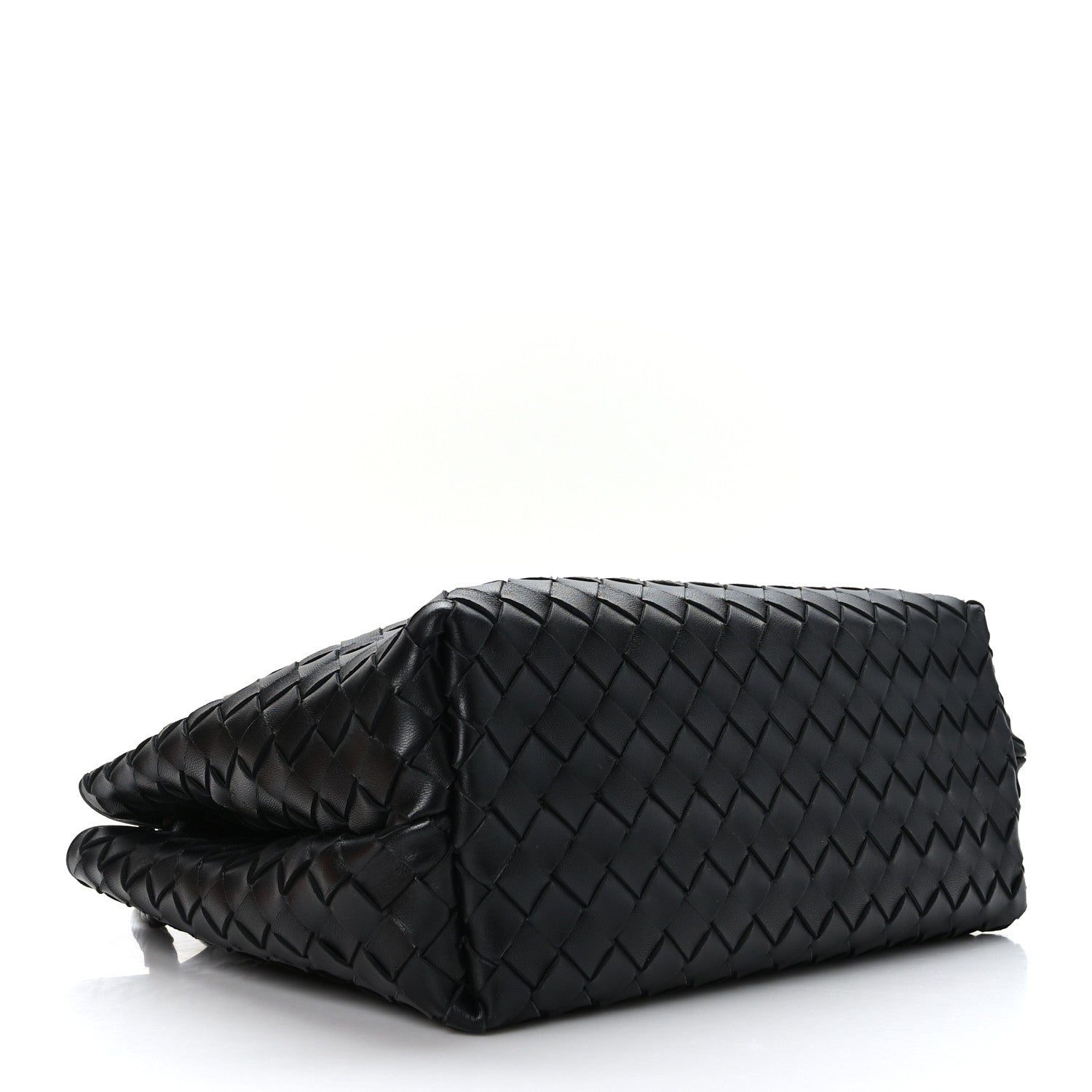 Bottega Veneta Nappa Intrecciato Medium Andiamo Shoulder Bag Black 3 of 8