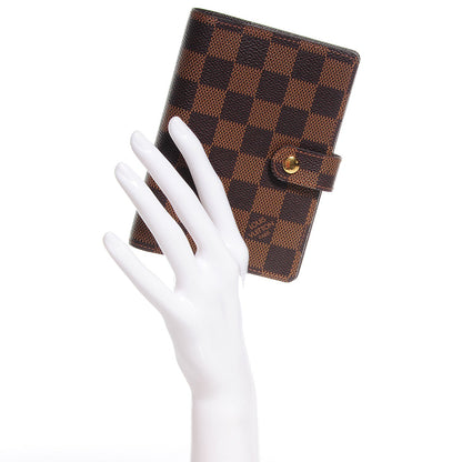 Louis Vuitton Damier Ebene Small Ring Agenda Cover 2 of 8