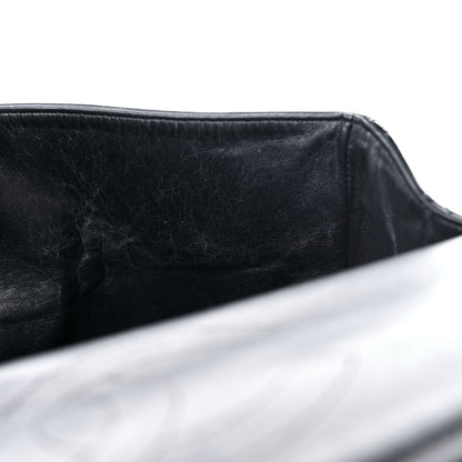 Chanel Patent Quilted Maxi Double Flap Black 11 of 14
