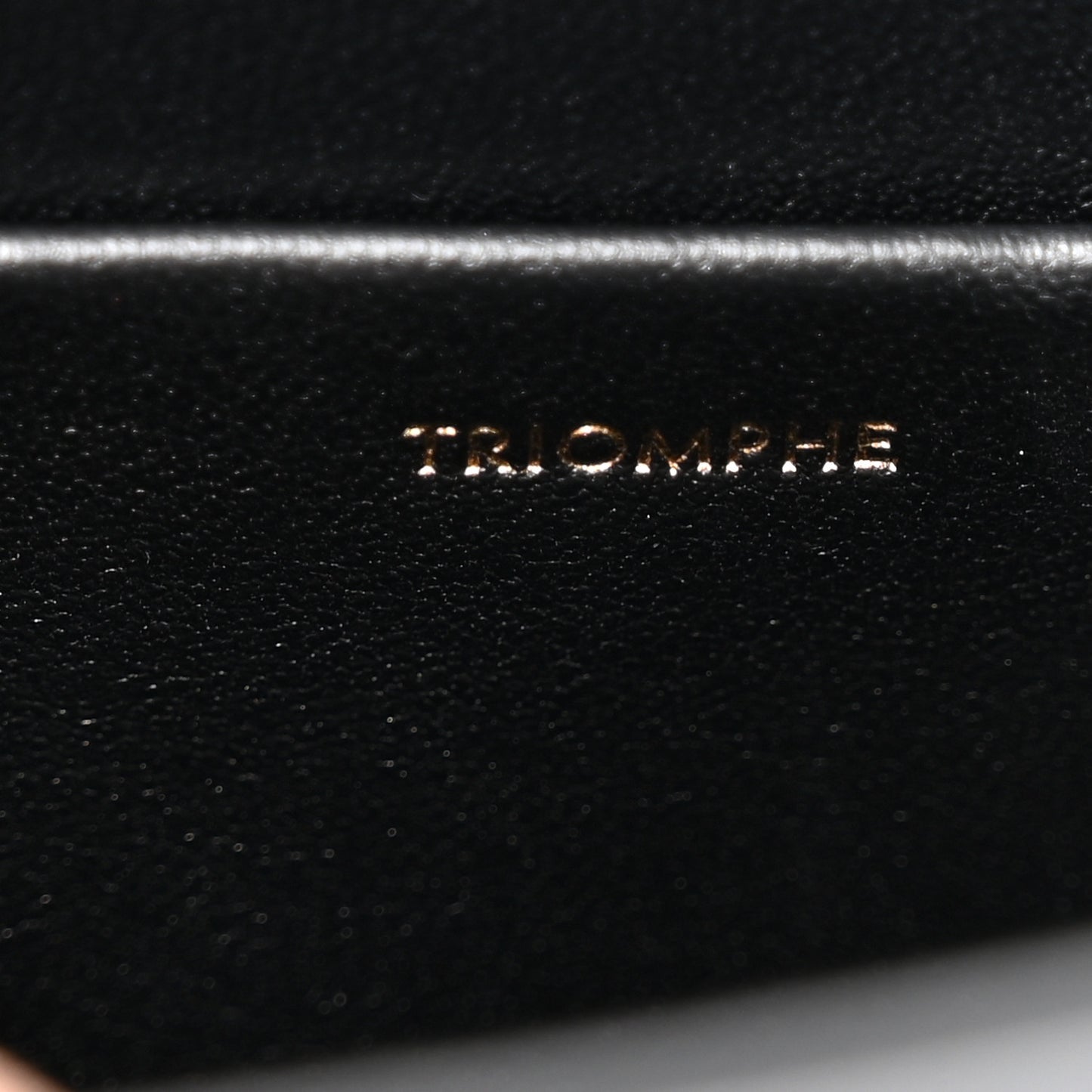 Shiny Calfskin Triomphe Chain Box Bag Black