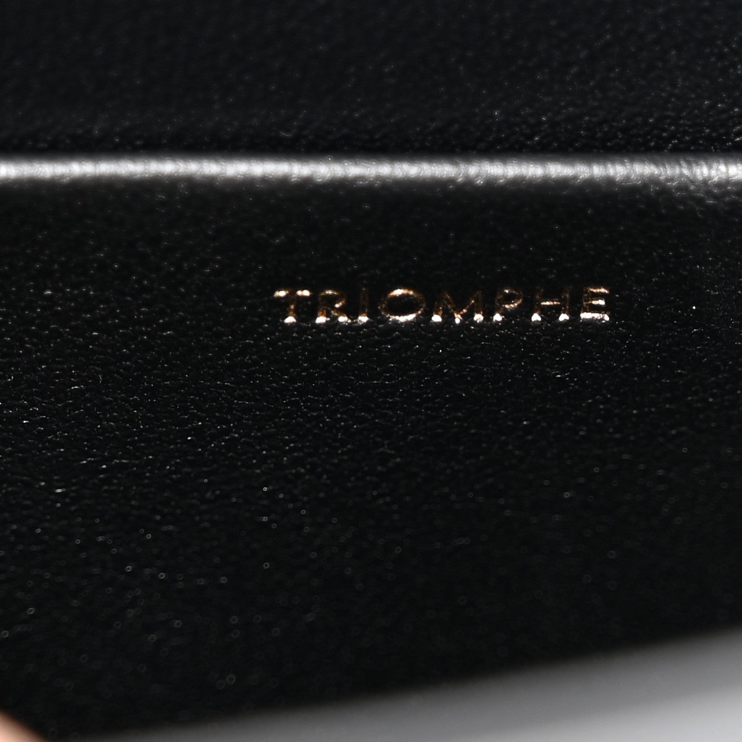 Celine Shiny Calfskin Triomphe Chain Box Bag Black 6 of 11