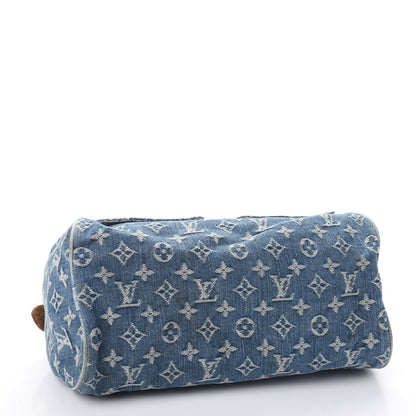 Louis Vuitton Monogram Denim Neo Speedy Blue 4 of 17