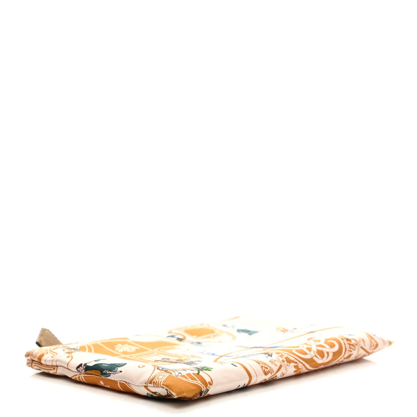 Technical Silk Ex-Libris Les Parisiennes Silky Pocket Cosmetic Case Sesame Nata Bronze