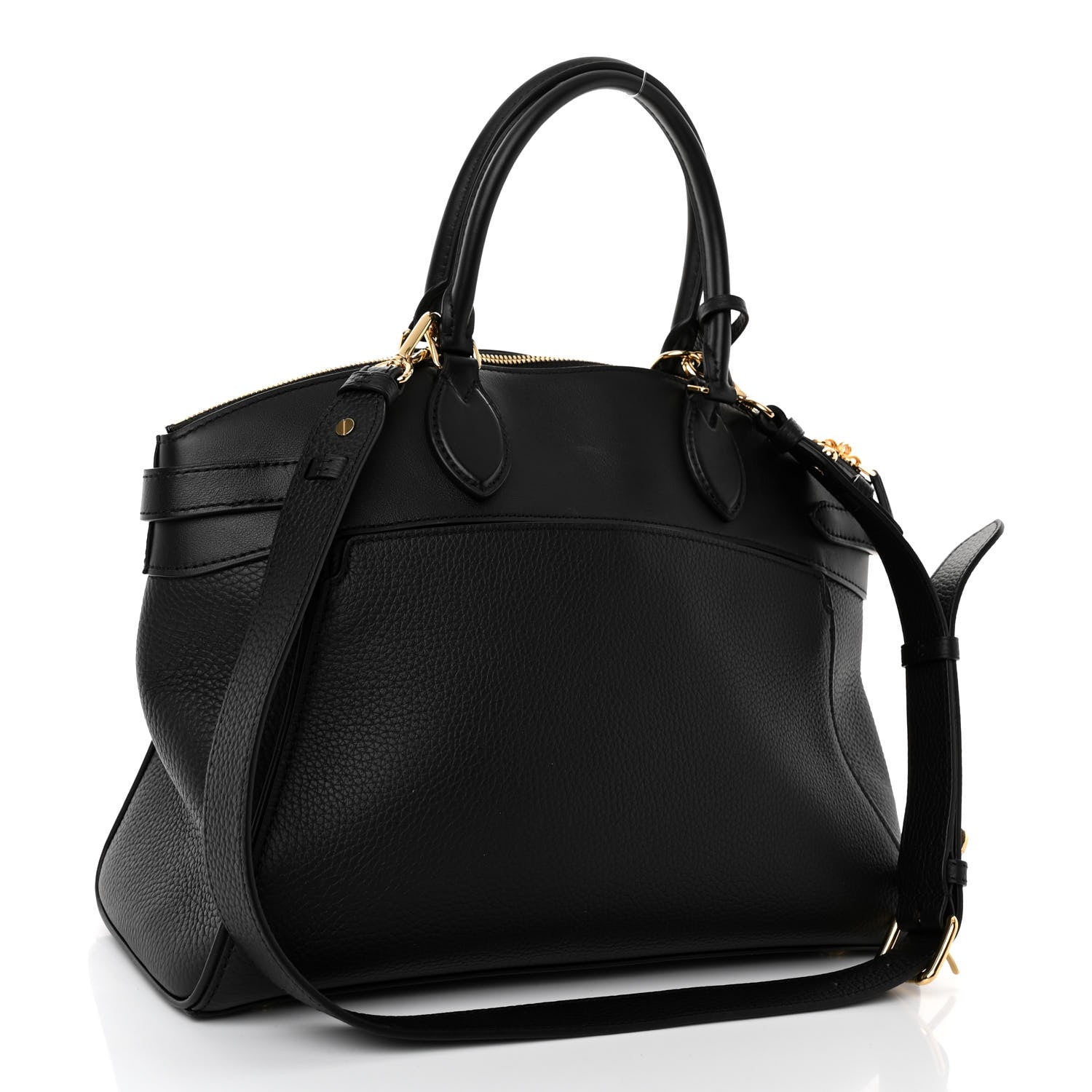 Louis Vuitton Taurillon Vendome MM Black 3 of 10