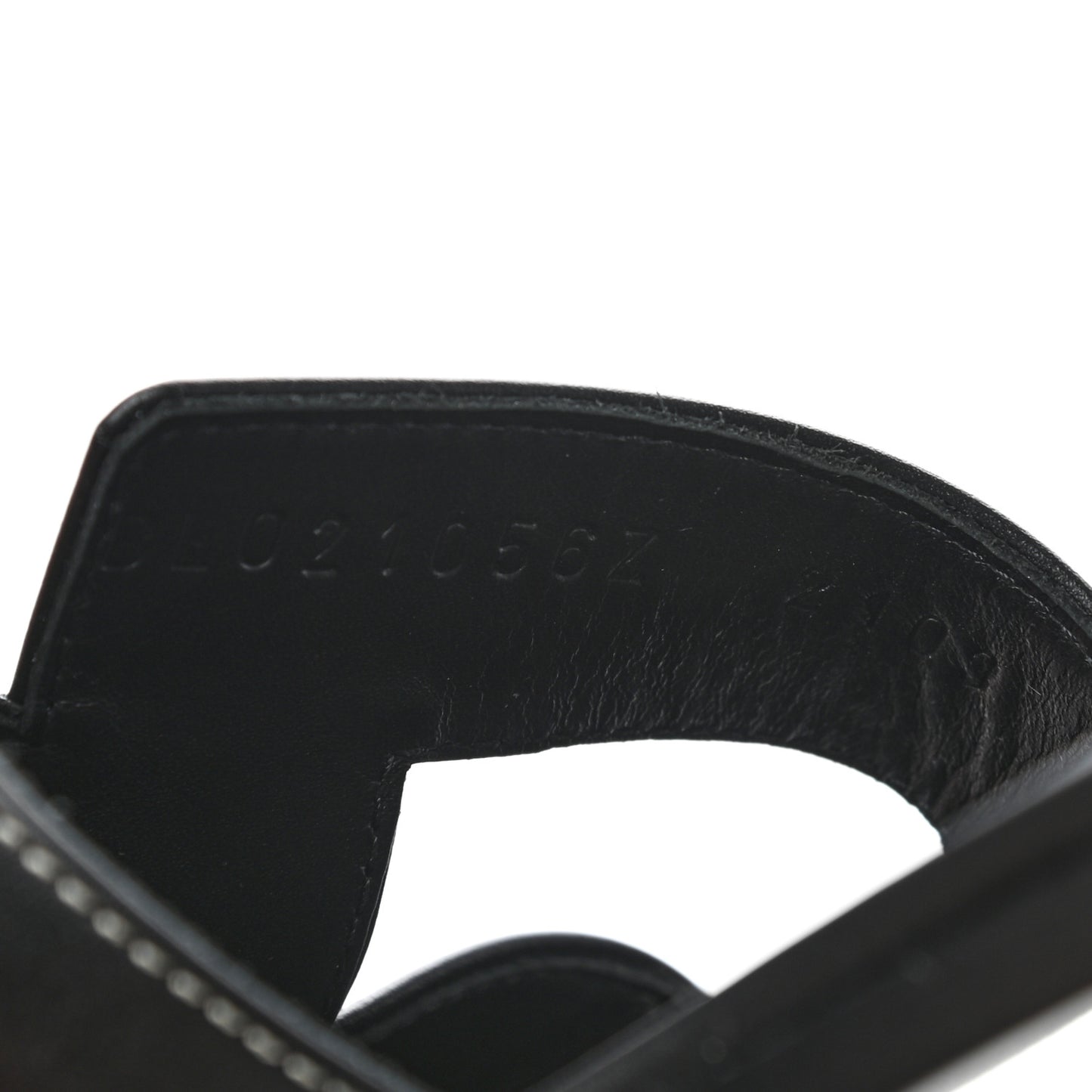 Box Calfskin Oran Sandals 39.5 Black
