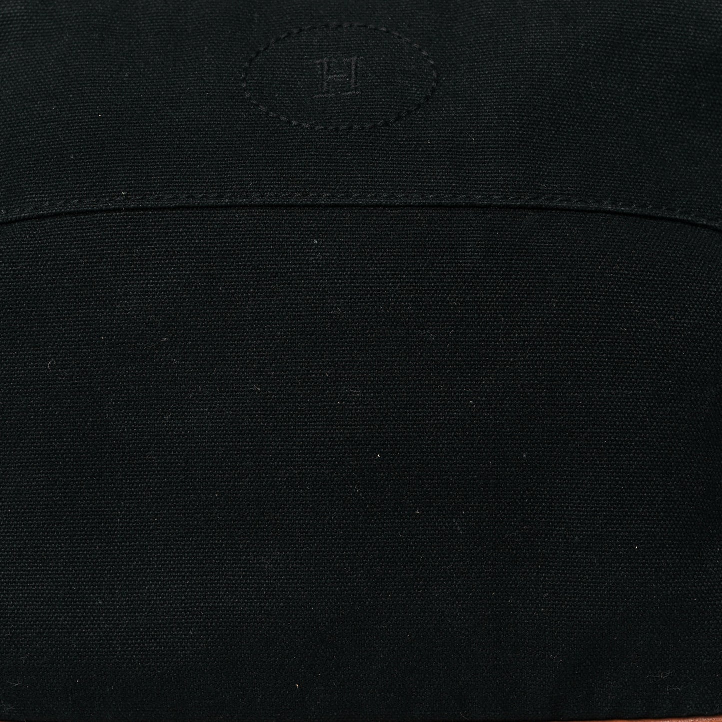 Cotton Canvas Bolide Travel Cosmetic Pouch MM Black