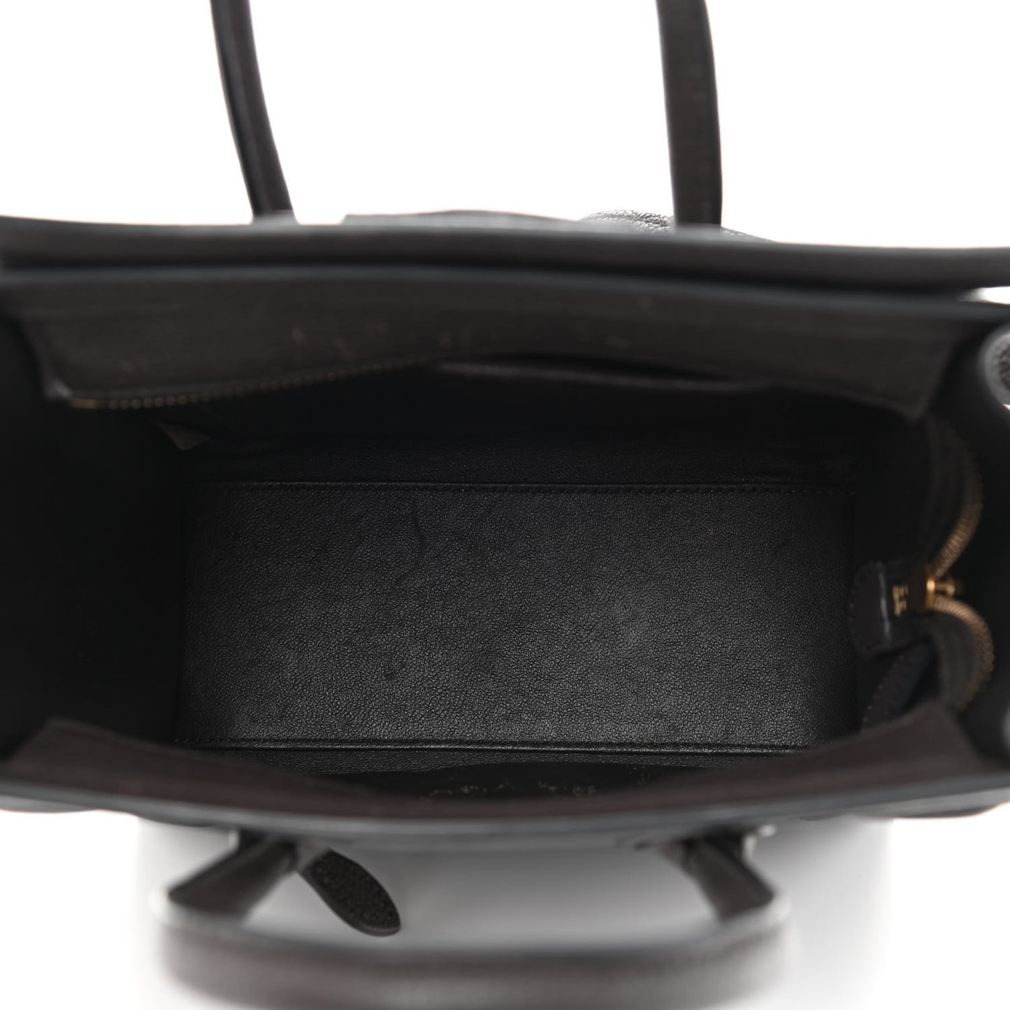 Goatskin Nano Luggage Dark Taupe