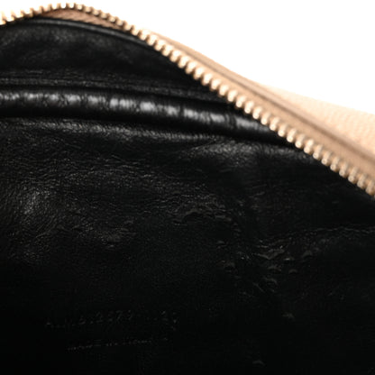 Saint Laurent Grain De Poudre Matelasse Monogram Mini Lou Camera Bag Dark Beige 10 of 11