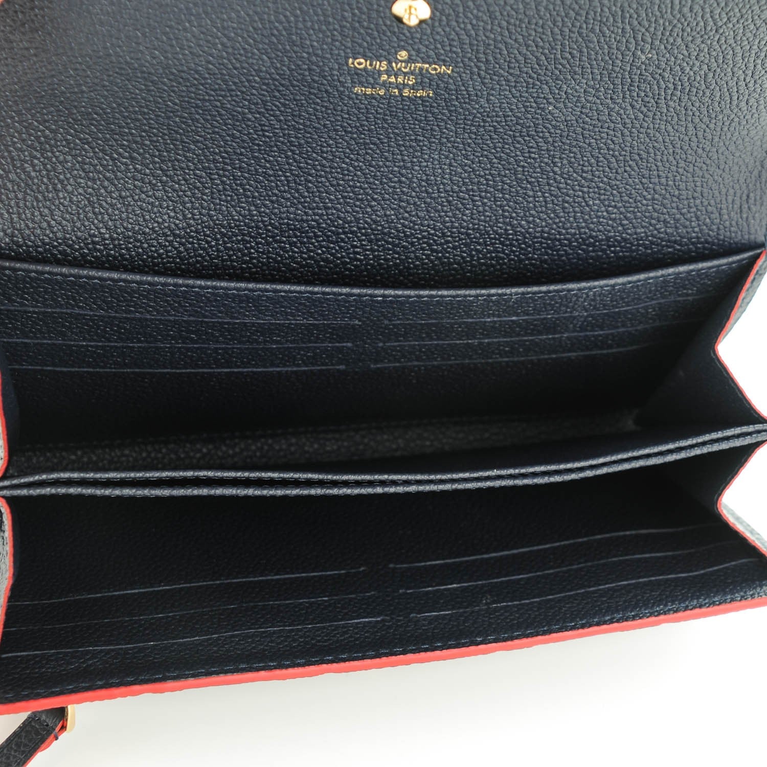 Louis Vuitton Empreinte Pont-Neuf Wallet Marine Rouge 6 of 7