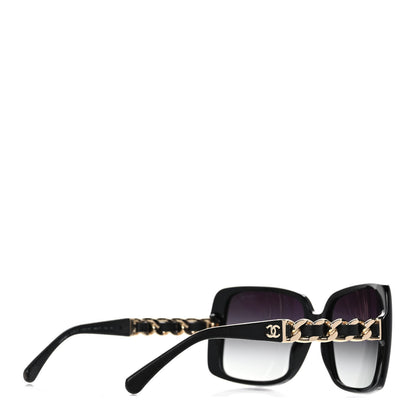 Chanel Acetate Chain Sunglasses 5208-Q Black 4 of 10