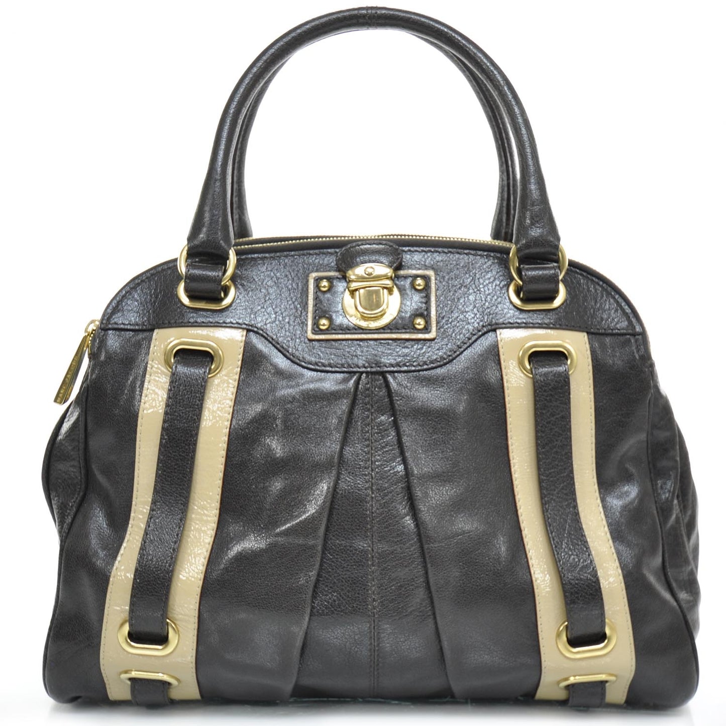 Leather Striping Hudson Tote Chili Dark Brown