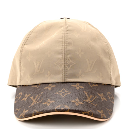 Louis Vuitton Monogram Polyester Silk LV Get Ready Cap M Beige 3 of 9