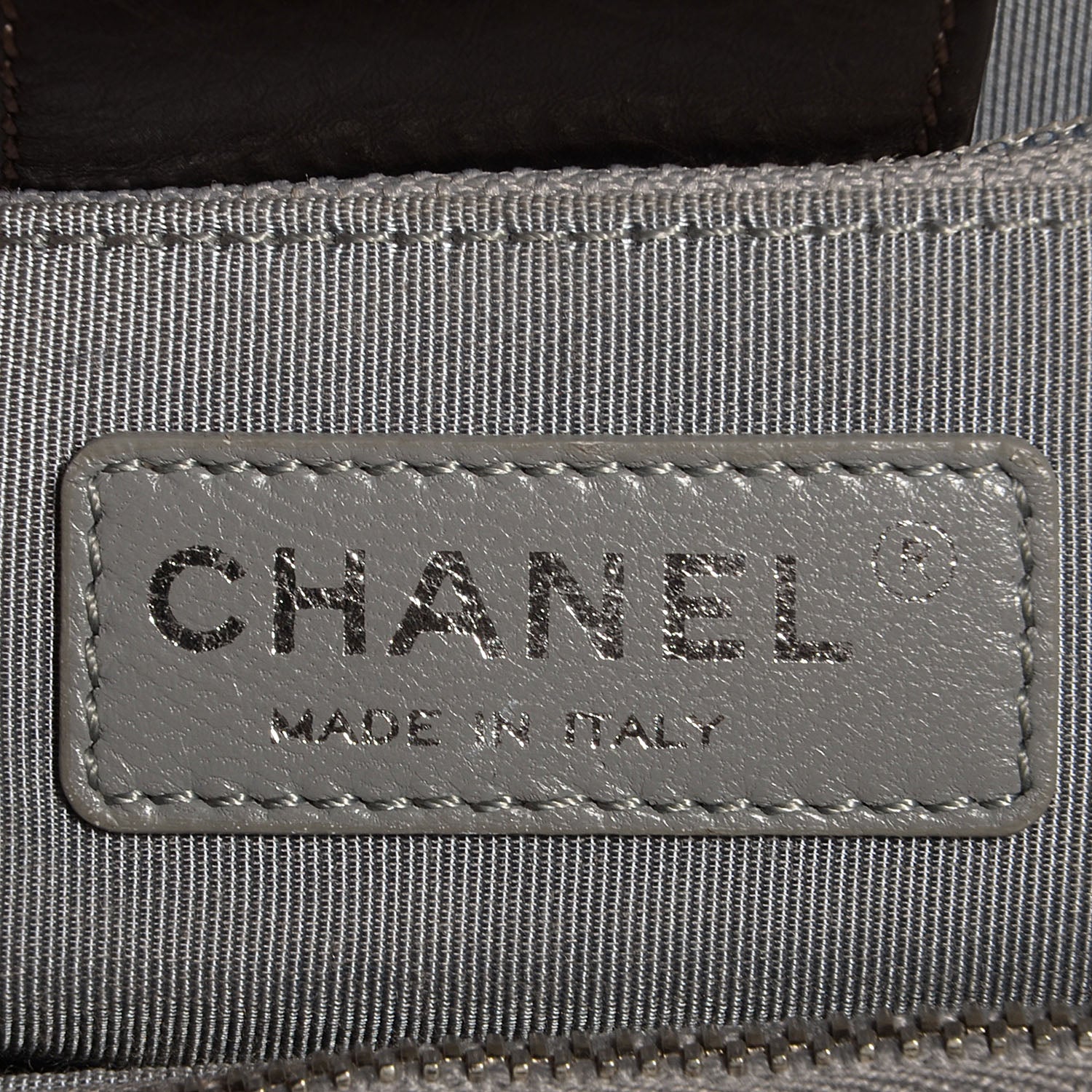Chanel Metallic Deerskin Cerf Executive Shopper Tote Brown 7 of 8