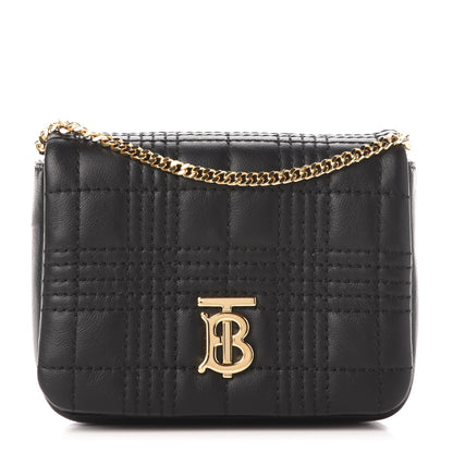 Burberry Lambskin Quilted Micro Lola Bag Black 1 of 11