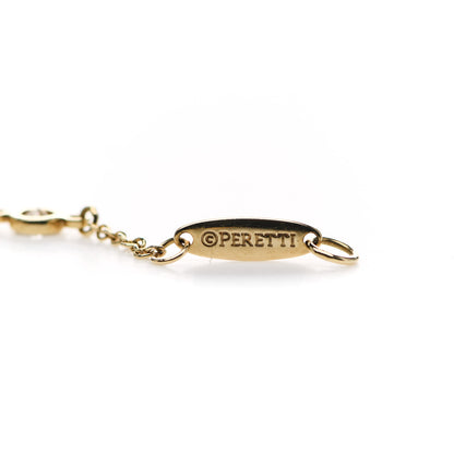 Tiffany 18K Yellow Gold Diamond .30ctw Elsa Peretti Diamonds by the Yard Station Bracelet 4 of 6