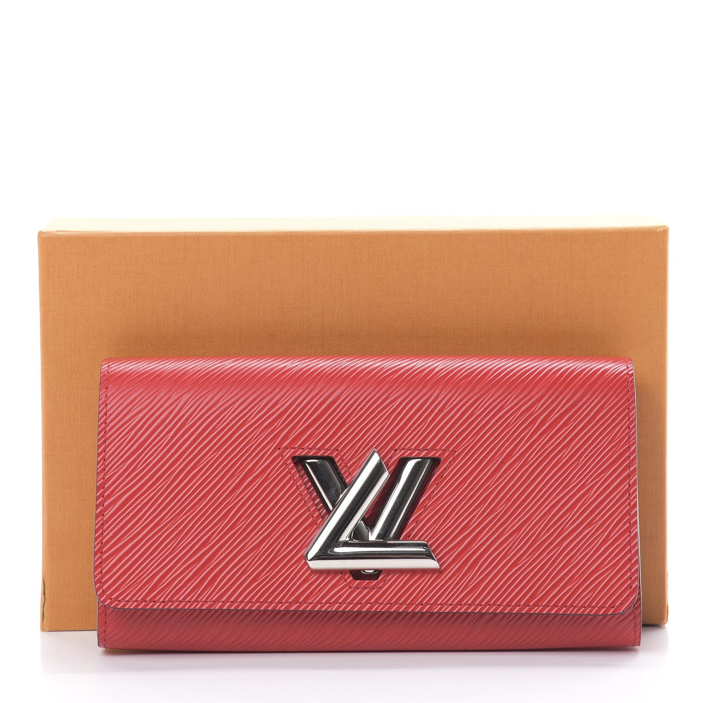 Epi Twist Wallet Coquelicot