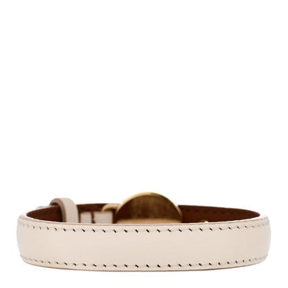 Louis Vuitton Calfskin LV Circle Bracelet 17 White 3 of 6