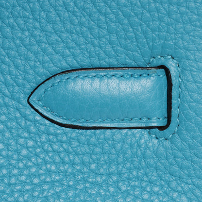 Hermes Togo Birkin 35 Bleu Saint Cyr 8 of 26
