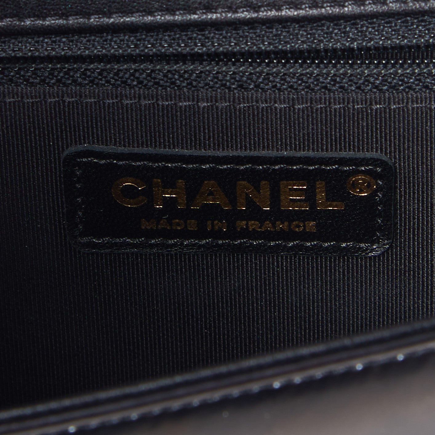 Chanel Iridescent Glazed Calfskin Quilted New Medium Boy Flap Black 7 of 8