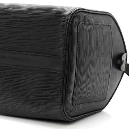 Louis Vuitton Epi Speedy 25 Black 8 of 10