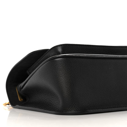 Louis Vuitton Grained Calfskin Lockme Chain Bag PM Black 8 of 10