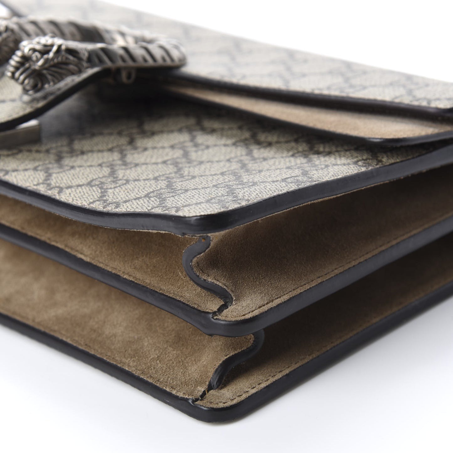 GG Supreme Monogram Small Dionysus Shoulder Bag Taupe
