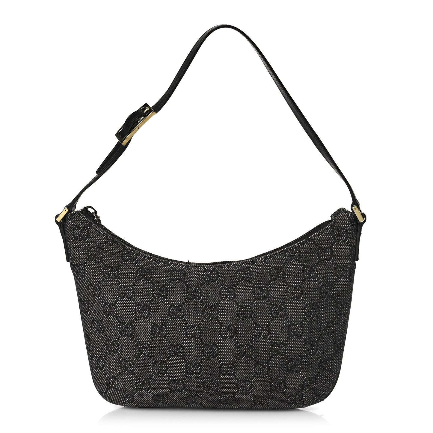 Denim Monogram Pochette Black