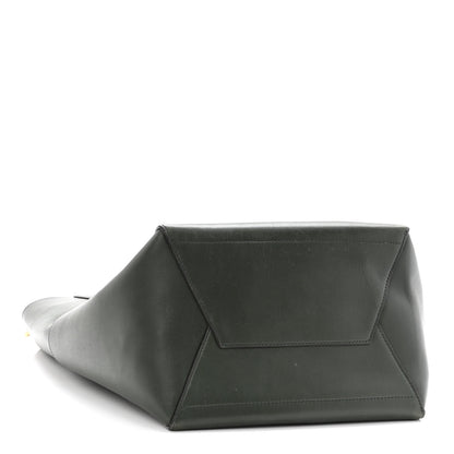 Celine Supersoft Calfskin Sangle Bucket Bag Bottle Green 4 of 9