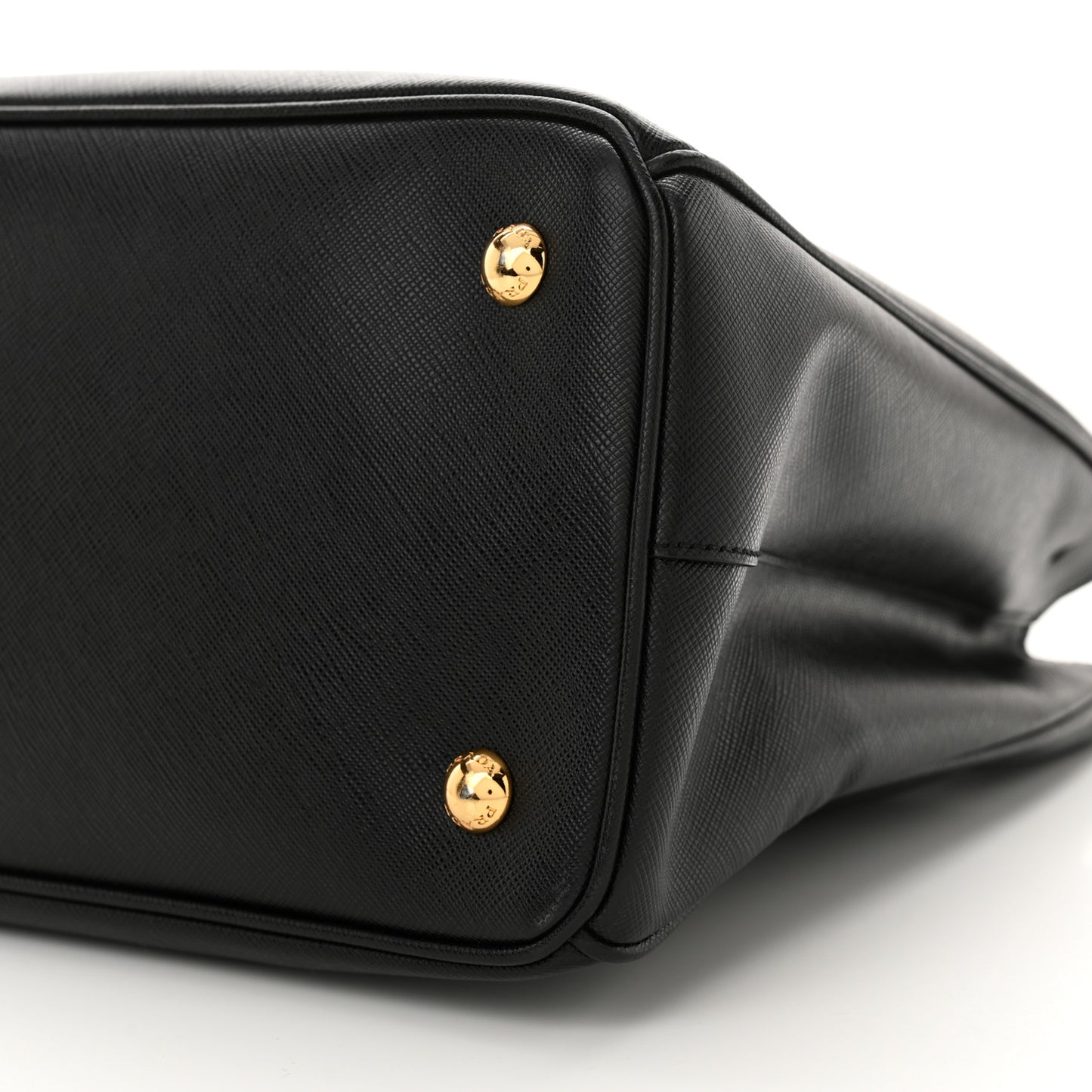 Saffiano Lux Medium Tote Black