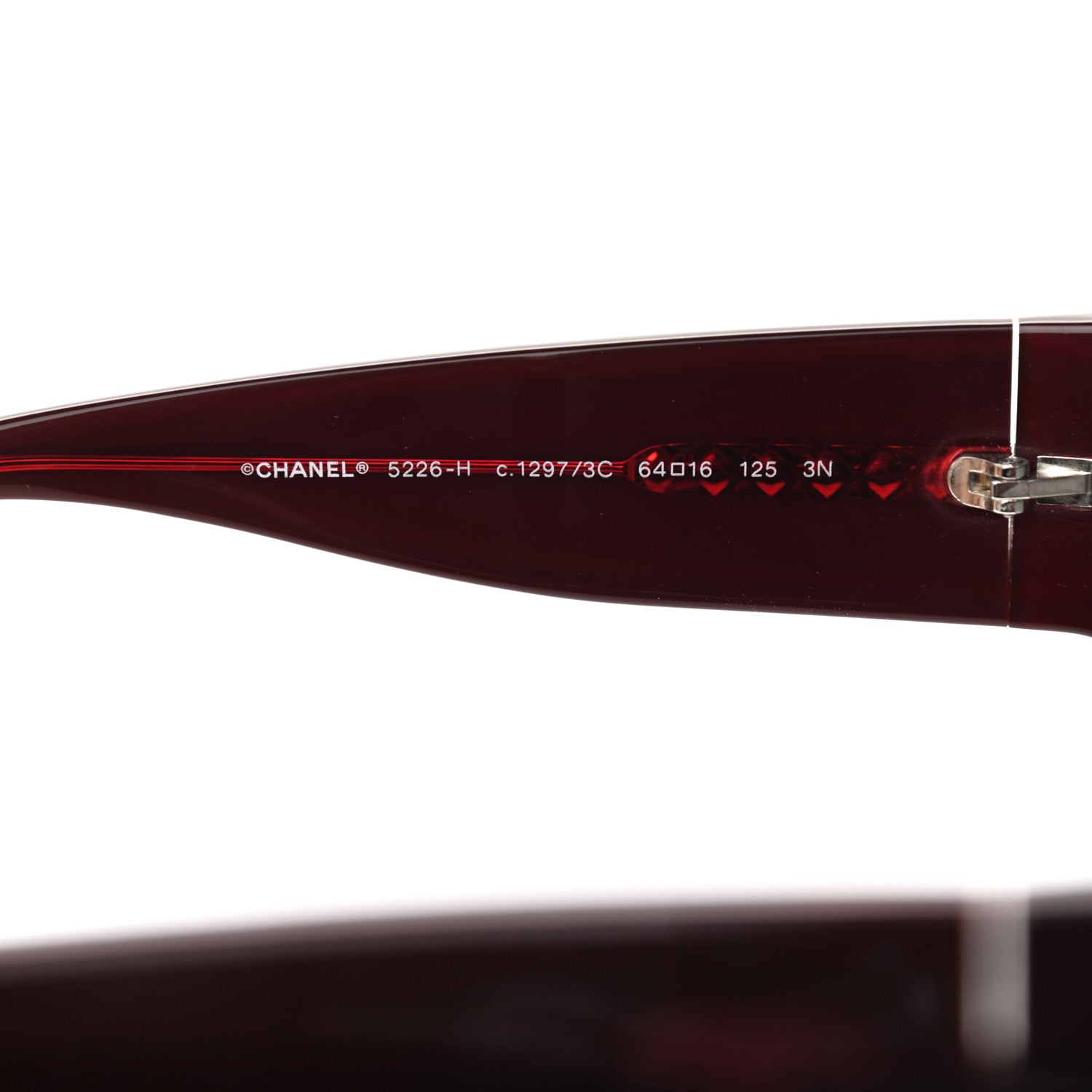 Chanel CC Logo Sunglasses 5226-H Red 6 of 7