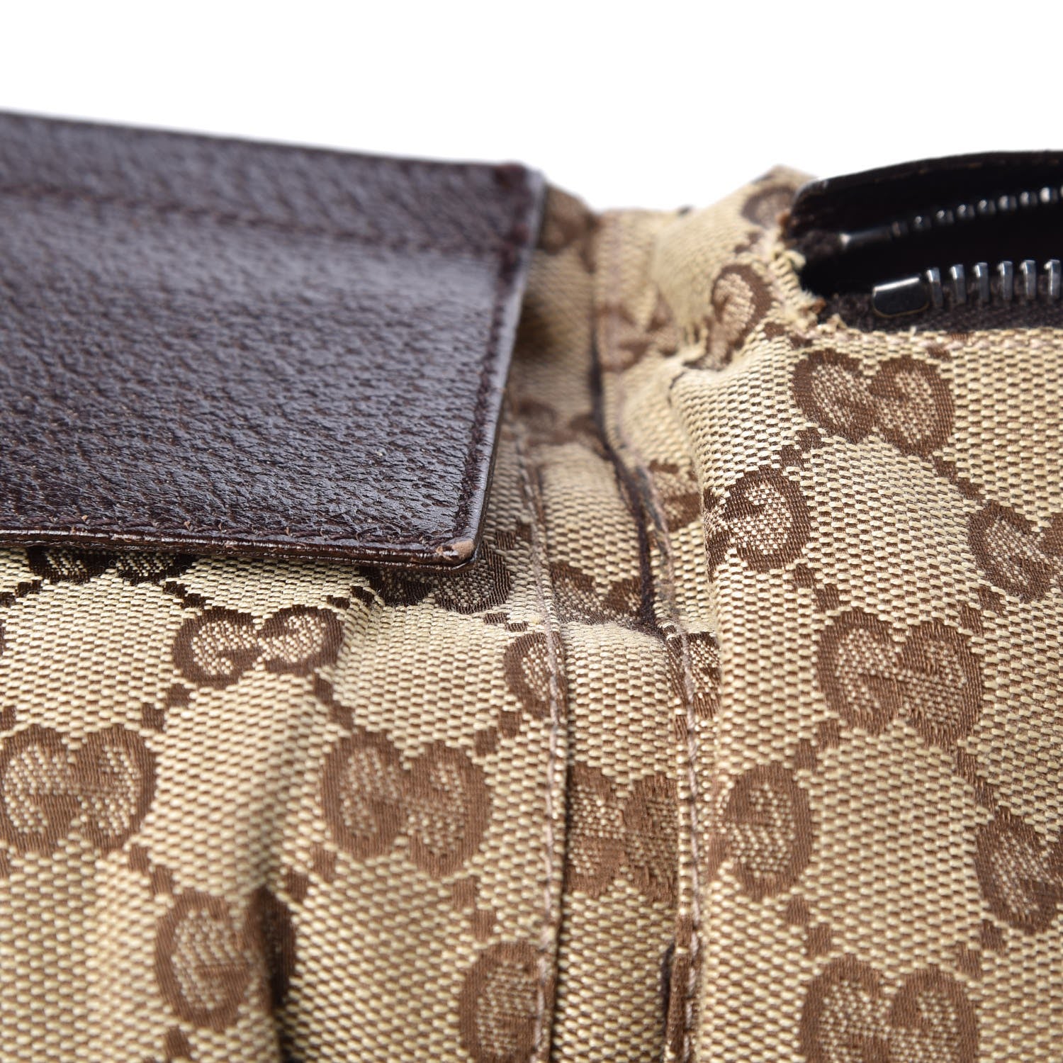 Gucci Monogram Web Belt Bag Dark Brown 8 of 8
