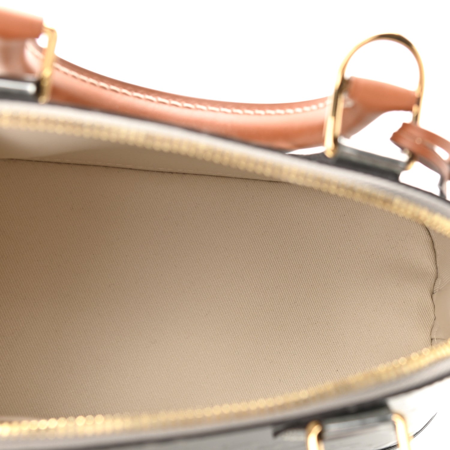 Louis Vuitton Vernis Alma BB Gris Metal 5 of 9