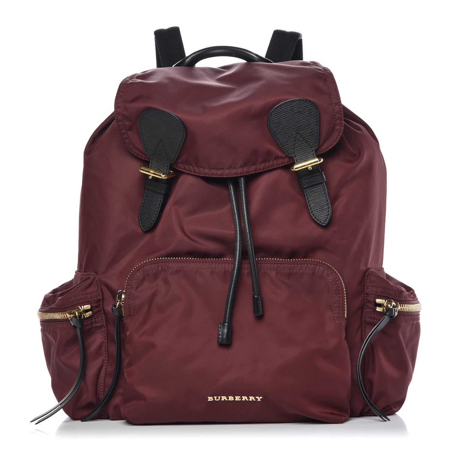 Burberry Nylon Large Rucksack Backpack Burgundy Red 1 of 7