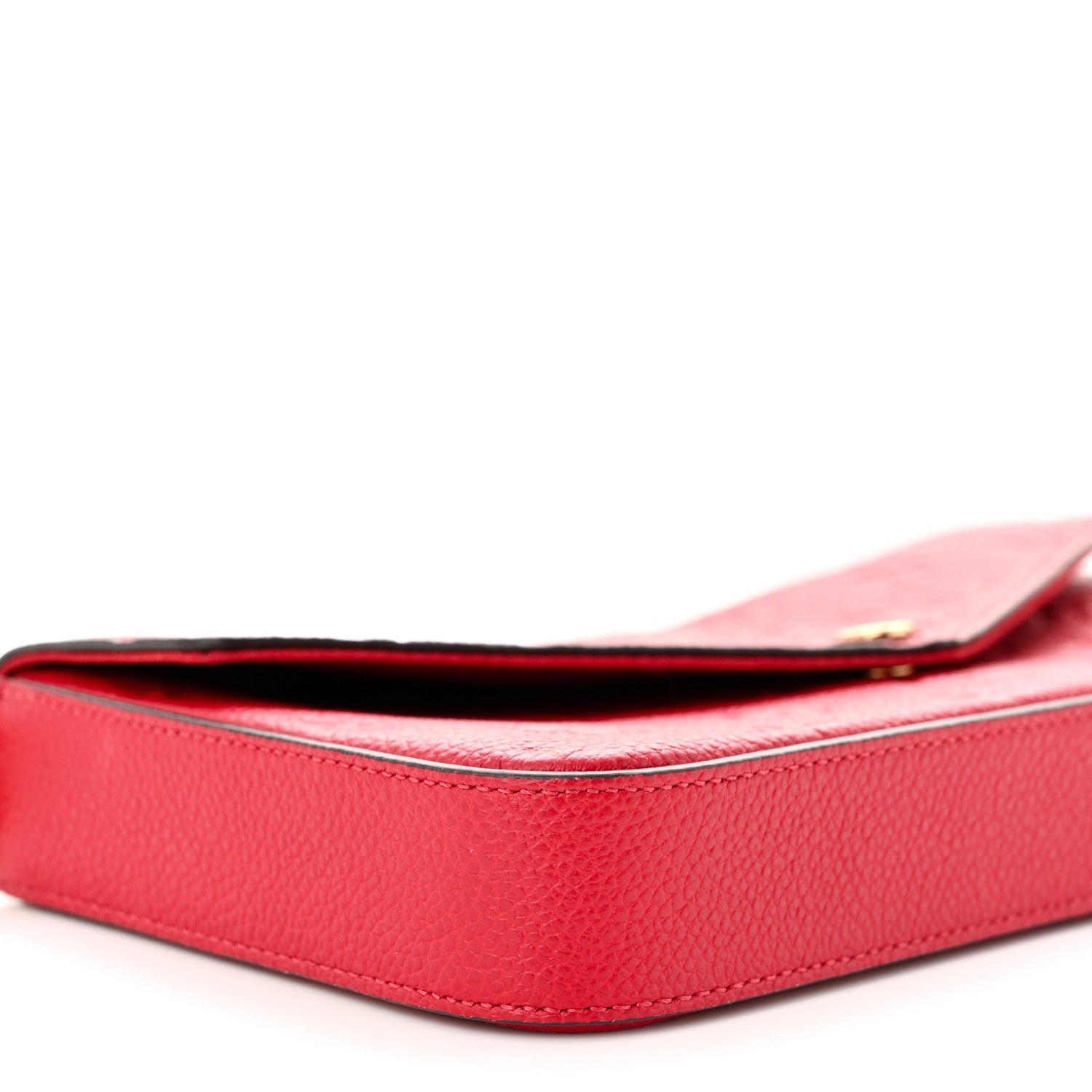Louis Vuitton Empreinte Pochette Felicie Chain Wallet Scarlet 9 of 11
