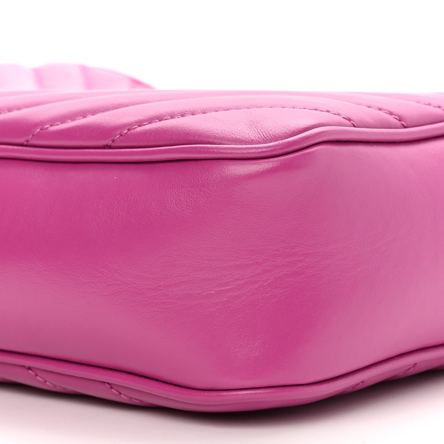 Saint Laurent Calfskin Matelasse Monogram Lou Camera Bag Electric Fuchsia 10 of 10