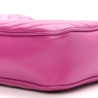 Saint Laurent Calfskin Matelasse Monogram Lou Camera Bag Electric Fuchsia 10 of 10