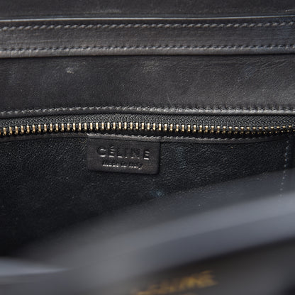 Celine Satin Calfskin Nano Tri-Color Luggage Dark Grey 5 of 10