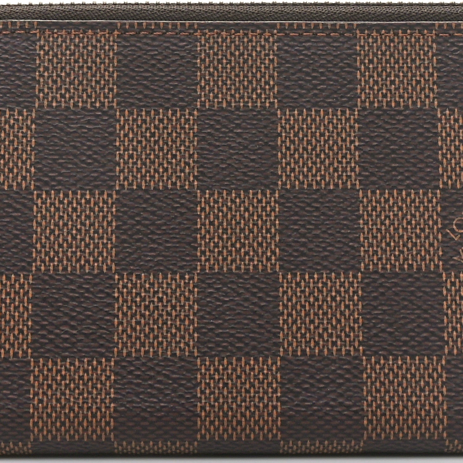 Louis Vuitton Damier Ebene Clemence Wallet Rose Ballerine 8 of 10