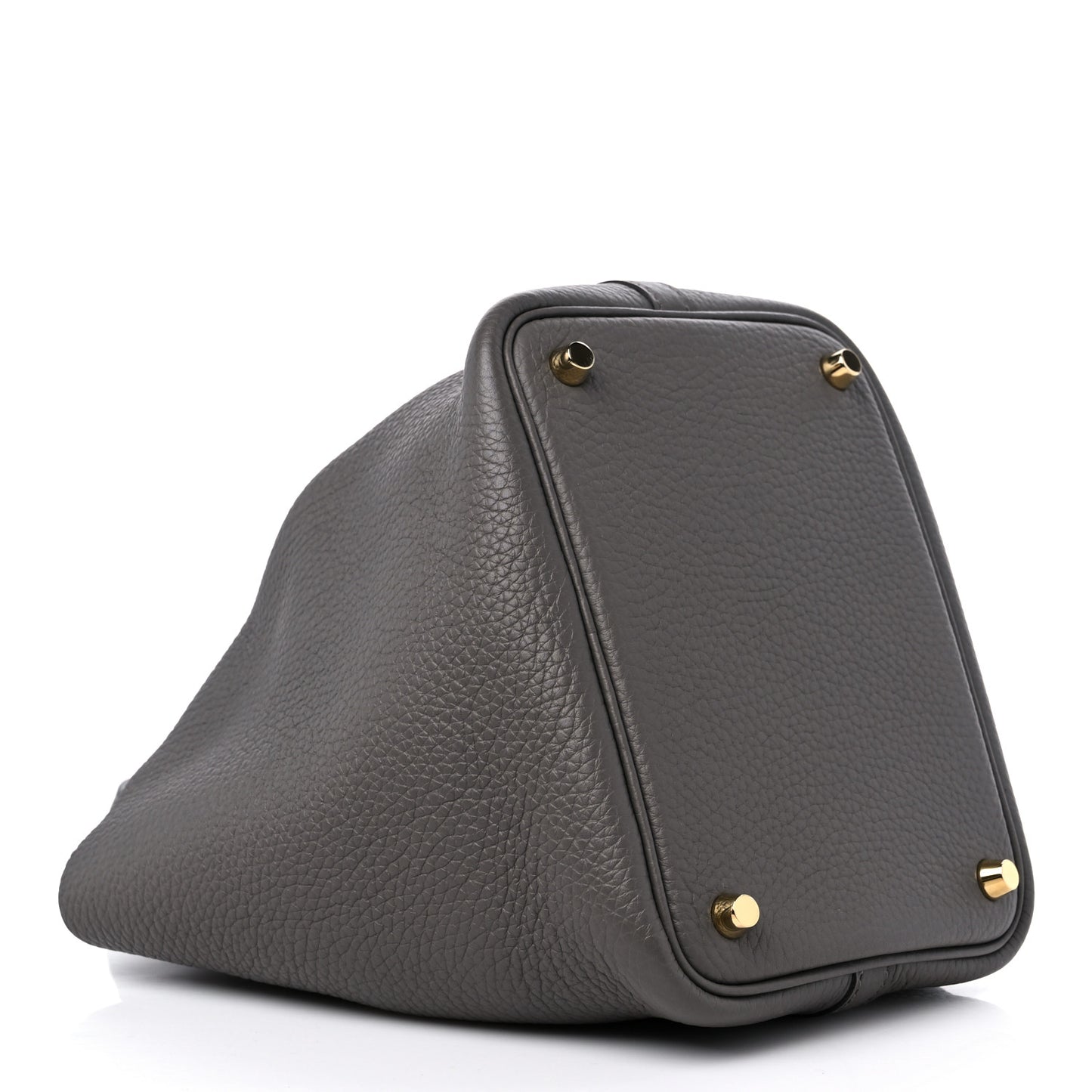 Taurillon Clemence Picotin Lock 18 PM Etain