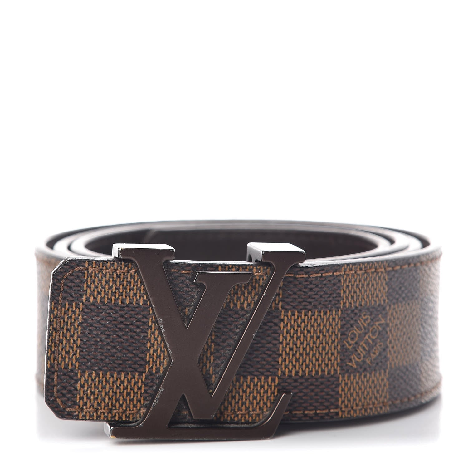 Louis Vuitton Damier Ebene 40mm LV Initiales Belt 100 40 1 of 9