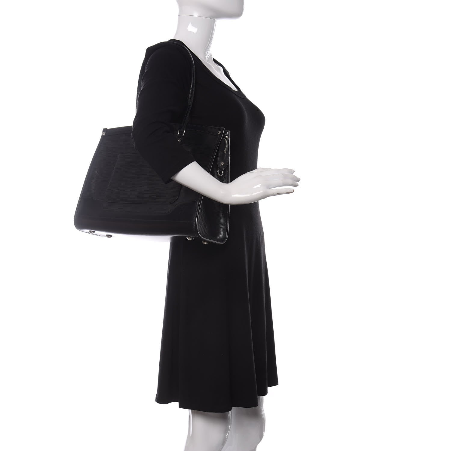 Louis Vuitton Epi Madeleine GM Black 2 of 11