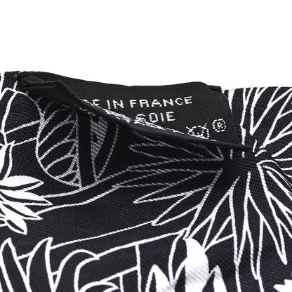 Hermes Silk Animapolis Twilly Black White 3 of 3