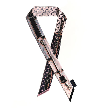 Louis Vuitton Silk Monogram Rising Confidential BB Bandeau Black Rose 1 of 3