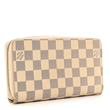 Louis Vuitton Damier Azur Zippy Wallet 2 of 8