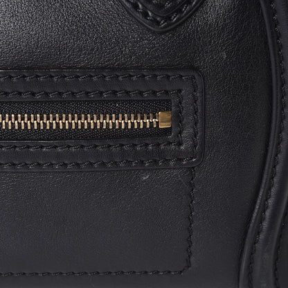 Celine Smooth Calfskin Nano Luggage Black 11 of 18