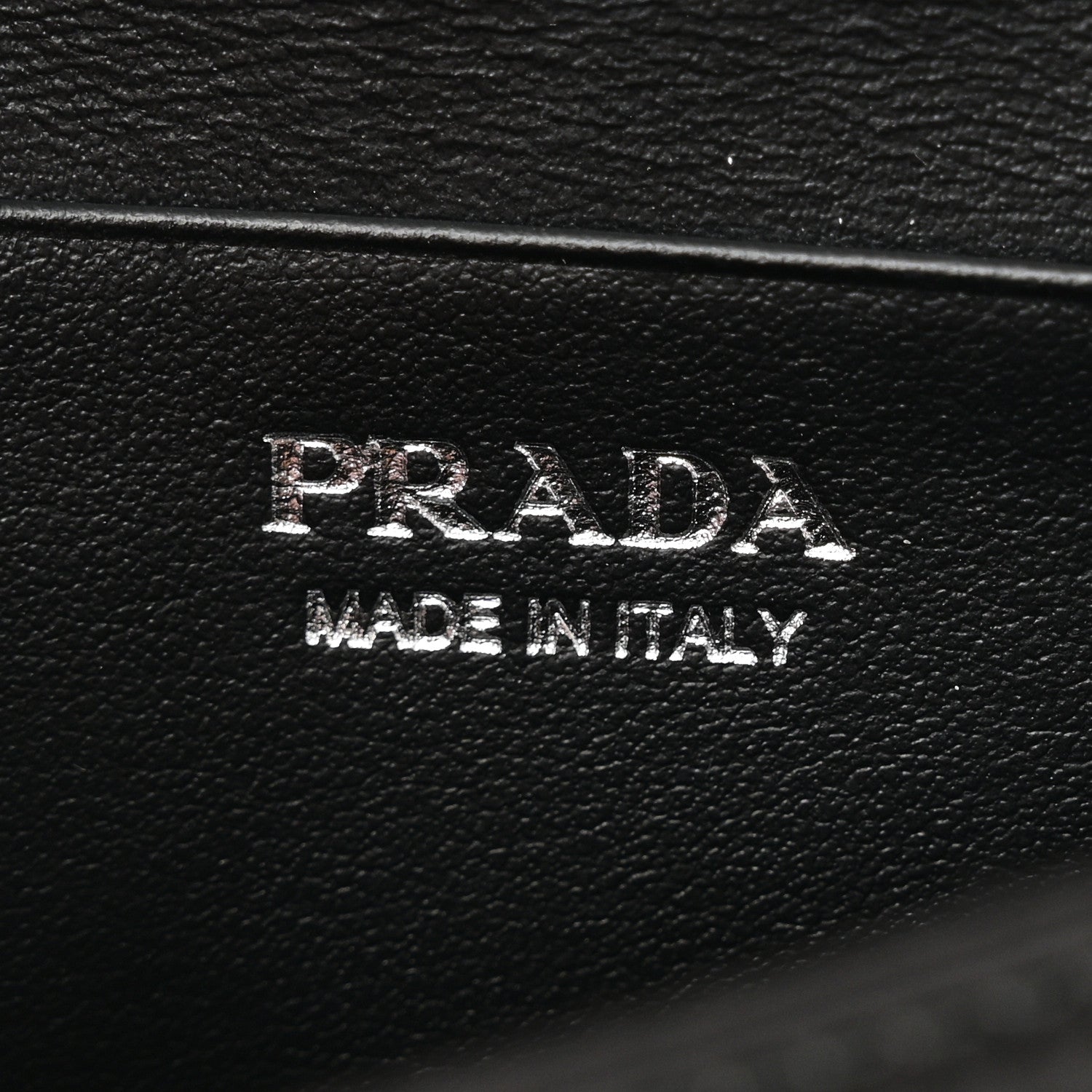 Prada Satin Crystal Metal Triangle Logo Card Holder With Strap Cristal 6 of 9