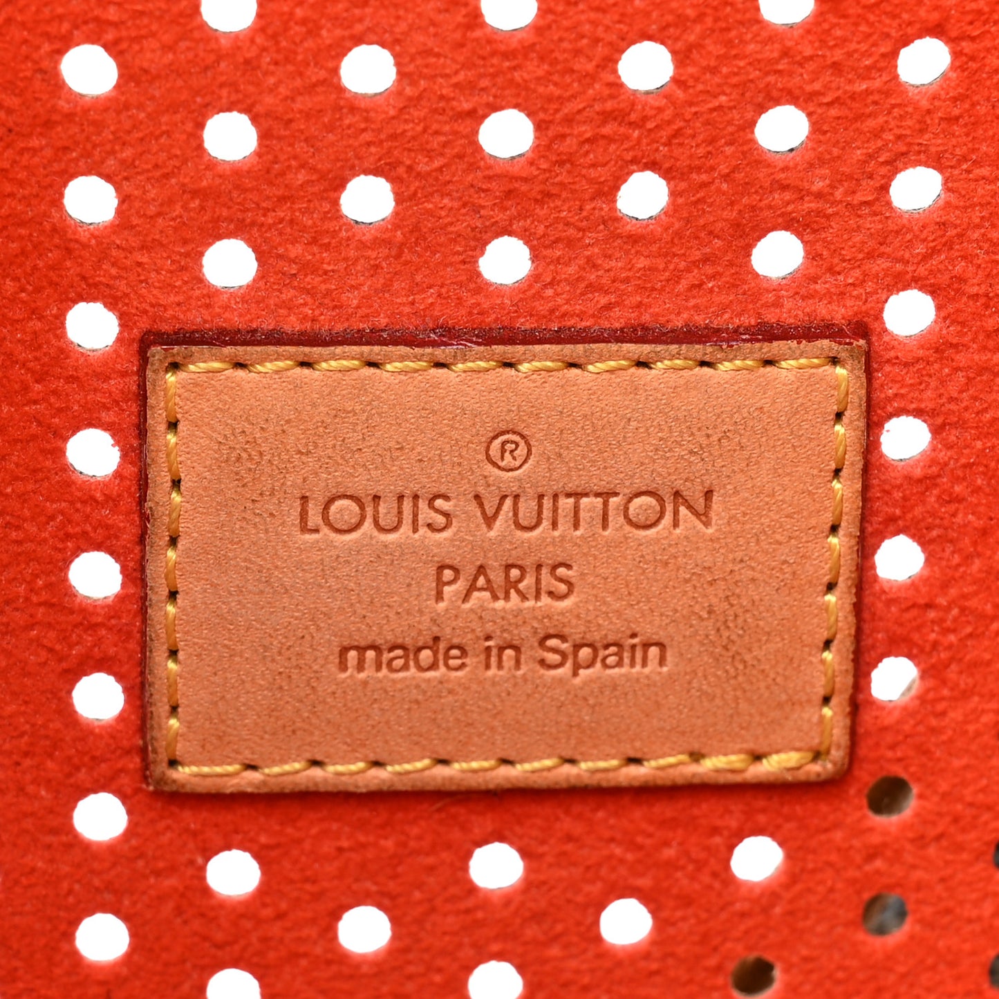 Monogram Perforated Musette Orange